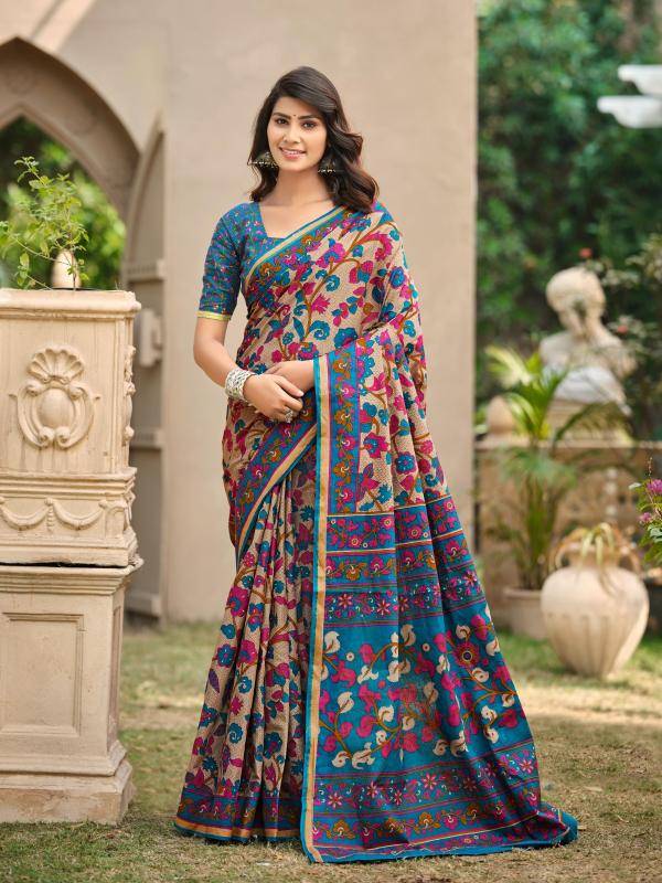 Lakhani kalamkari art  Wholesale sarees online